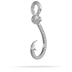 Octopus Style Fish Hook Pendant (Stoned)