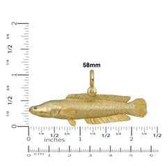 Snakehead Fish Pendant