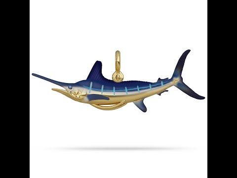 Atlantic White Marlin Pendant