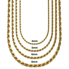 Gold Rope Chain (Heavy)