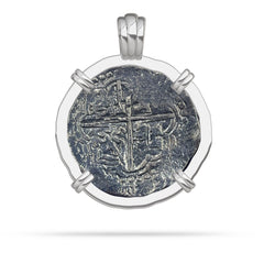 Atocha Coin Silver Bezel Spanish Cobb