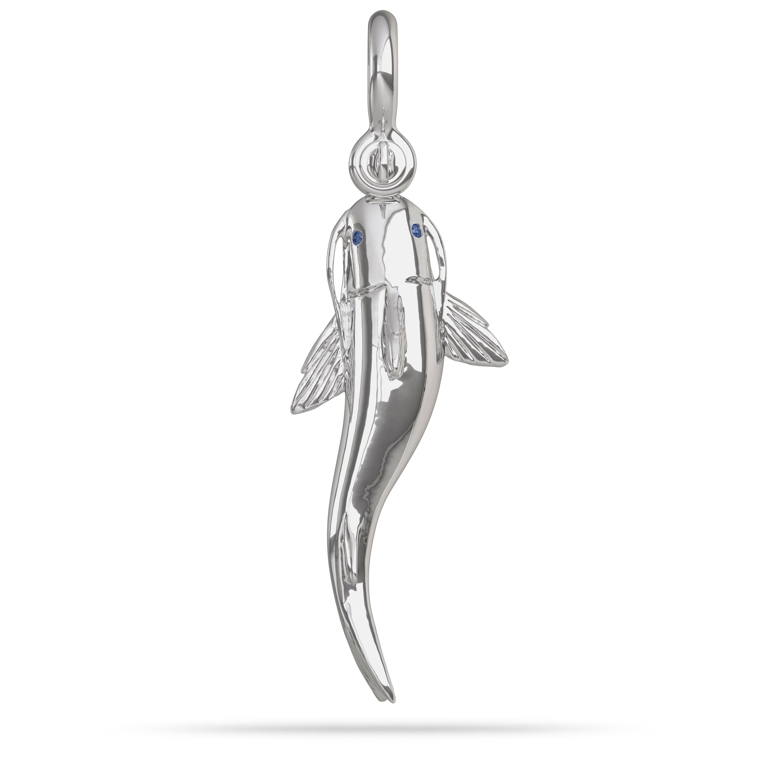 Catfish Pendant Channel Cat I Nautical Treasure Jewelry 58mm (Large) / Sterling Silver by Nautical Treasure Jewelry