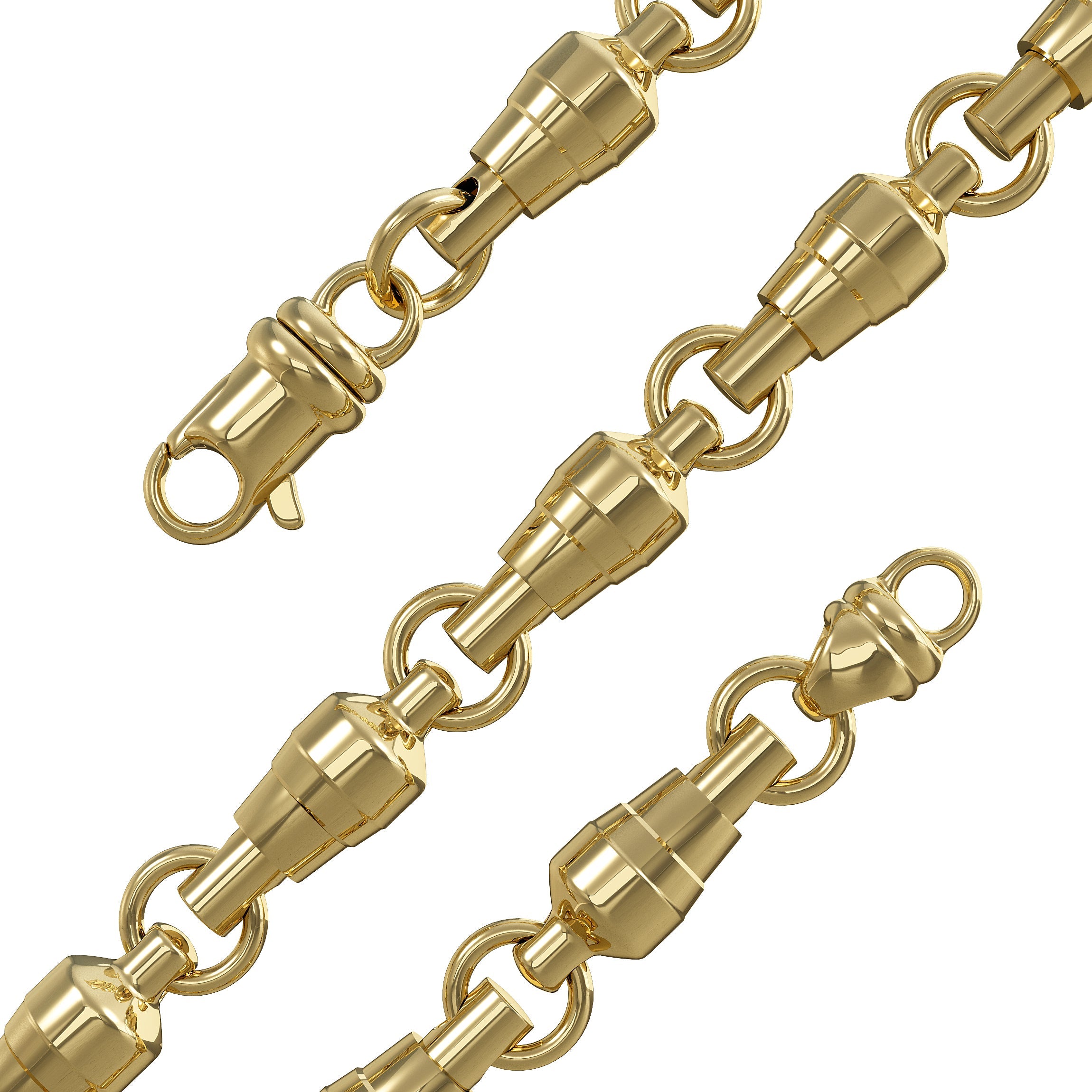 Gold Swivel Link Chain (6.8mm) I Nautical Treasure Jewelry – N.T.J.
