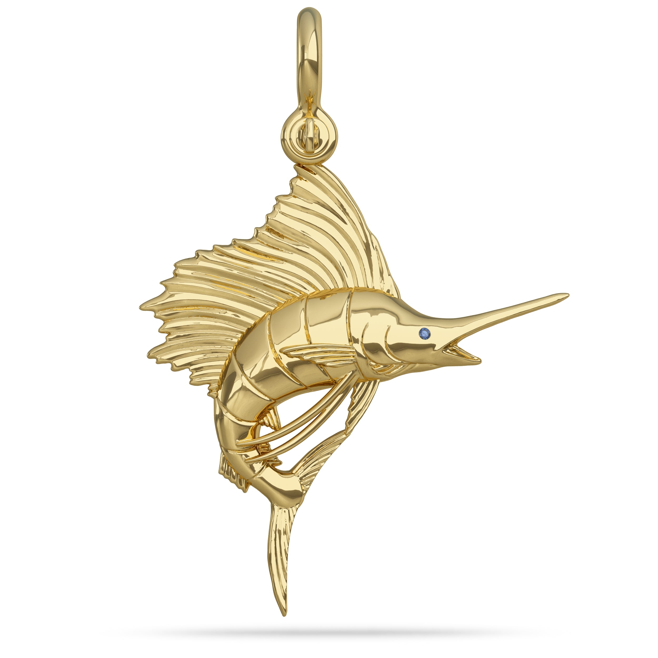 Sailfish “Sail's Up” Fish Pendant I Nautical Treasure Jewelry – N.T.J.