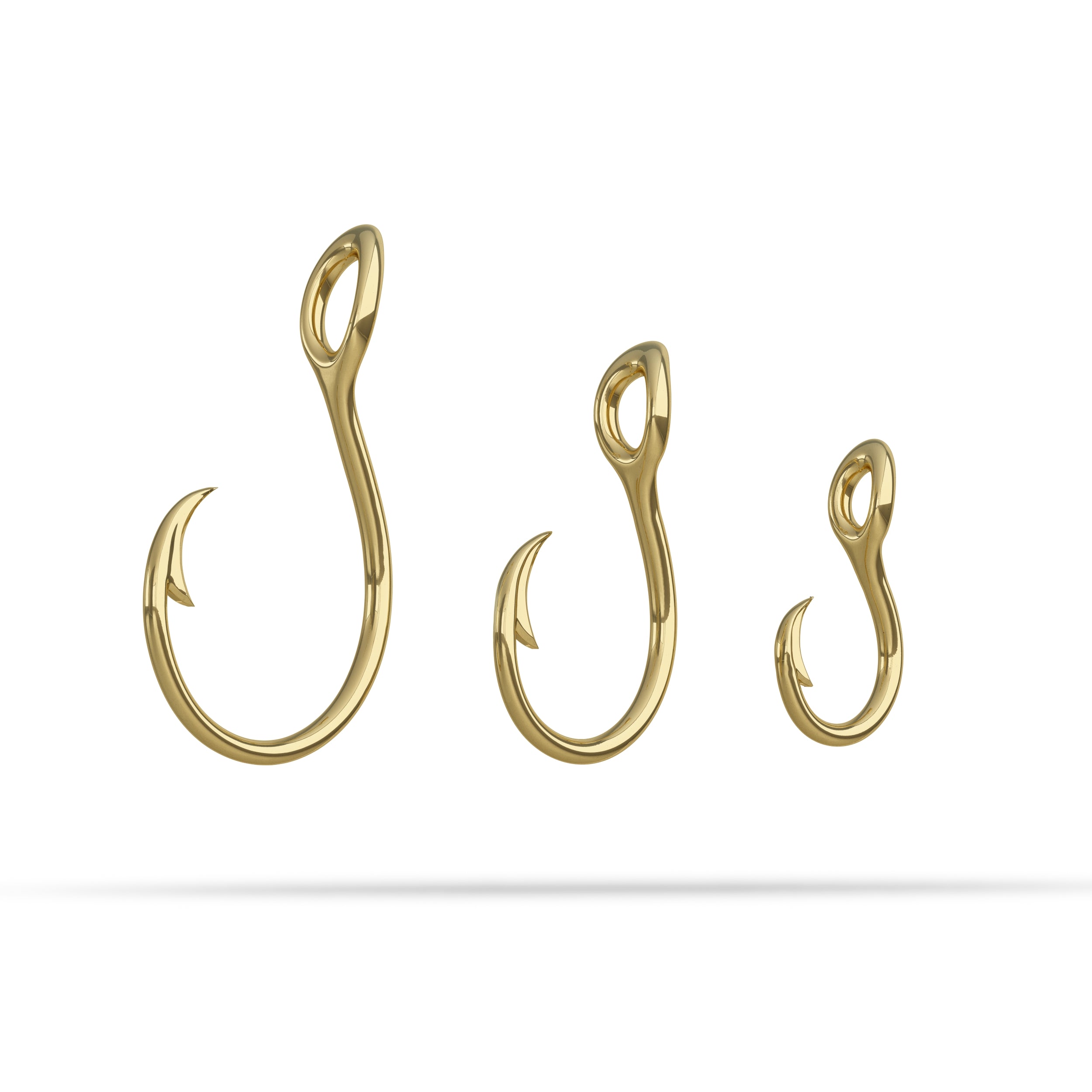 carved fish hook vector Circle Fish Hook Pendant I Nautical Treasure Jewelry Sterling Silver / 28mm (Small) by Nautical Treasure Jewelry