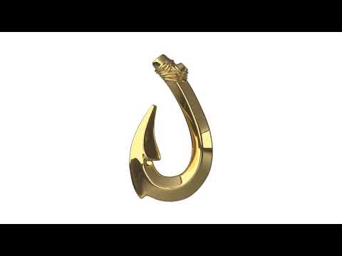 Polynesian Hook Pendant