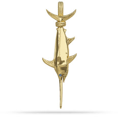 Broadbill Swordfish Tail Hung Pendant
