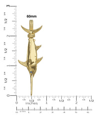 Broadbill Swordfish Tail Hung Pendant