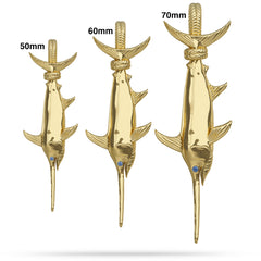 Broadbill Swordfish Tail Hung Pendant