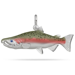 Coho Salmon Pendant (Detailed)