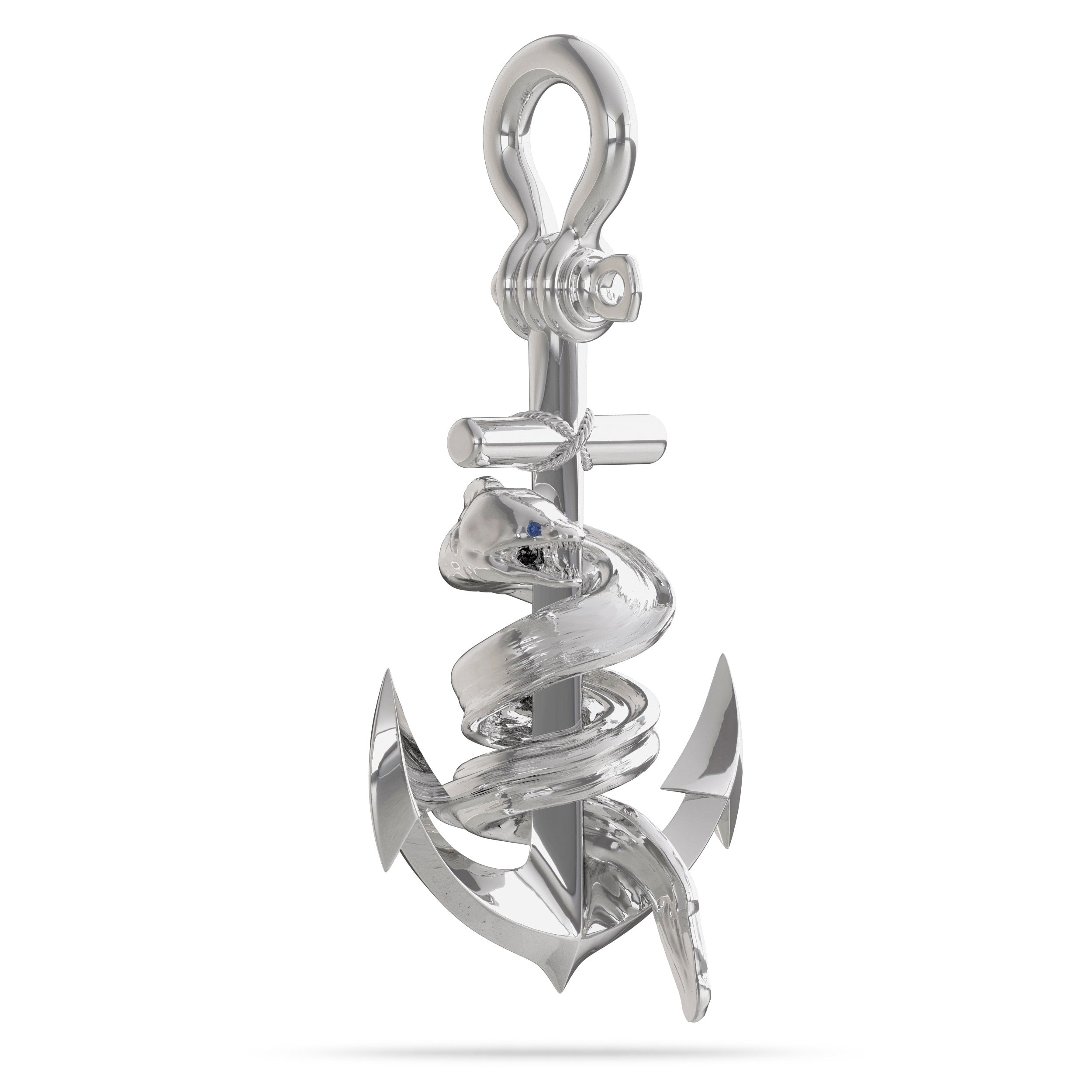 Peacock Bass Pendant in Action I Nautical Treasure Jewelry Sterling Silver / 38mm (Small) by Nautical Treasure Jewelry