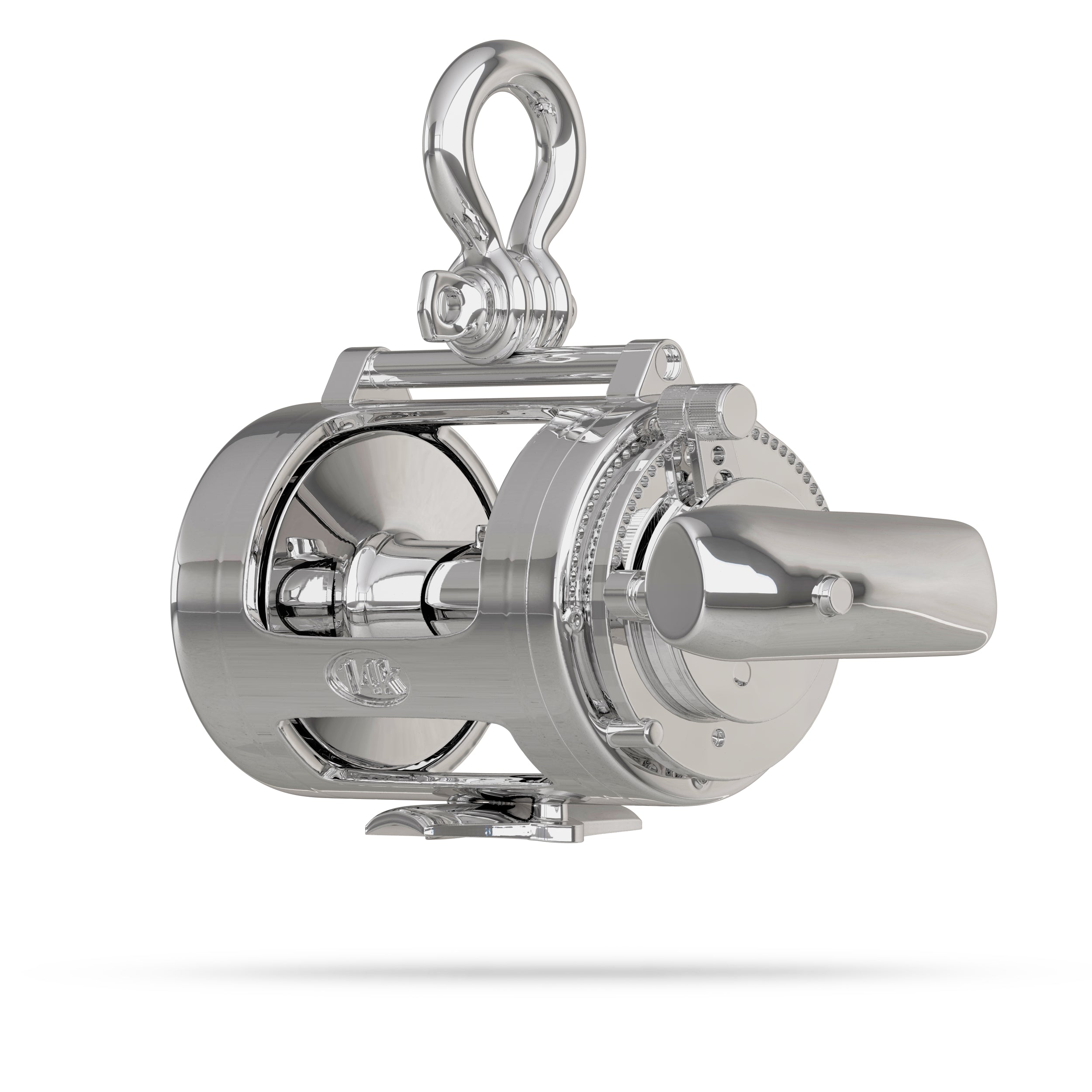 Fishing Reel Pendant I Nautical Treasure Jewelry 10K Gold / Small (12.5mm)