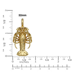 Florida Spiny Lobster Pendant (Heads-up)