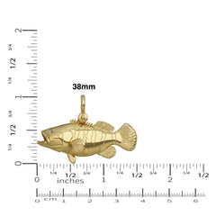 Goliath Grouper "Jewfish" Pendant