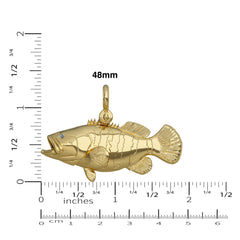 Goliath Grouper "Jewfish" Pendant