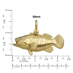 Goliath Grouper "Jewfish" Pendant