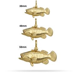 Goliath Grouper "Jewfish" Pendant