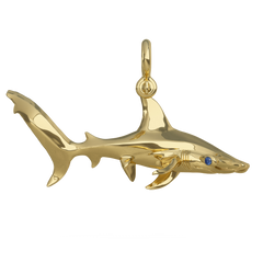 Scalloped Hammerhead Shark Pendant