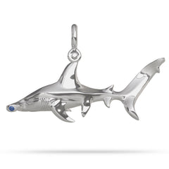 Scalloped Hammerhead Shark Pendant