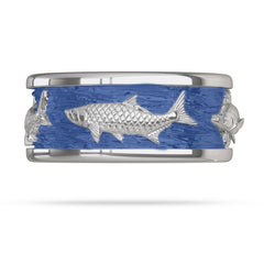Inshore Slam Fish Ring in Silver