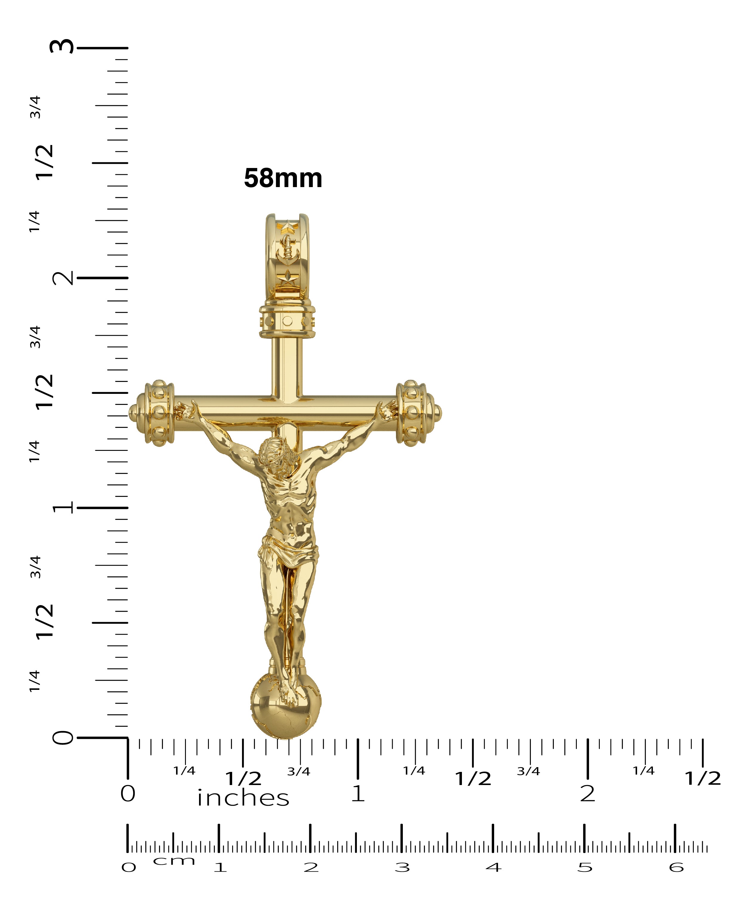 Nautical Crucifix Pendant – N.T.J.