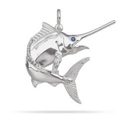 Blue Marlin "On A Dime" 3D Pendant