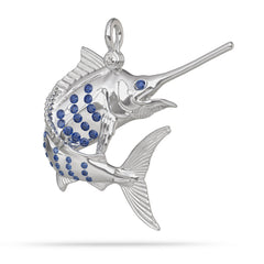 Blue Marlin "On A Dime" 3D Pendant