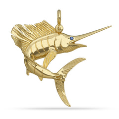 Sailfish  "On A Dime" 3D Pendant