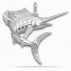 Sailfish  "On A Dime" 3D Pendant