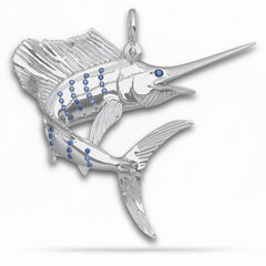 Sailfish  "On A Dime" 3D Pendant