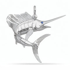 Sailfish  "On A Dime" 3D Pendant
