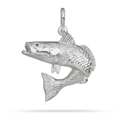 Speckled Sea Trout Jumping Pendant
