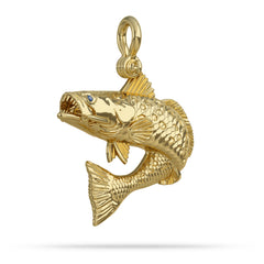 Speckled Sea Trout Jumping Pendant