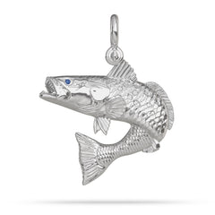 Speckled Sea Trout Jumping Pendant