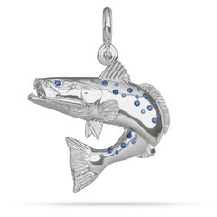 Speckled Sea Trout Jumping Pendant