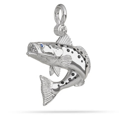 Speckled Sea Trout Jumping Pendant