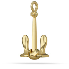 Stockless Anchor Pendant