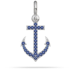 Stoned Anchor Pendant