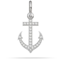 Stoned Anchor Pendant