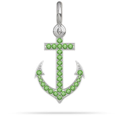 Stoned Anchor Pendant