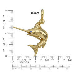 "Jumping Sword" Swordfish Pendant