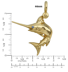 "Jumping Sword" Swordfish Pendant