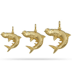Tarpon Jump Pendant (Full 3D)