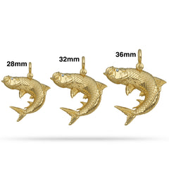 Tarpon Jump Pendant (Full 3D)
