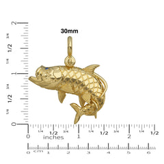 2D Tarpon Jumping Pendant