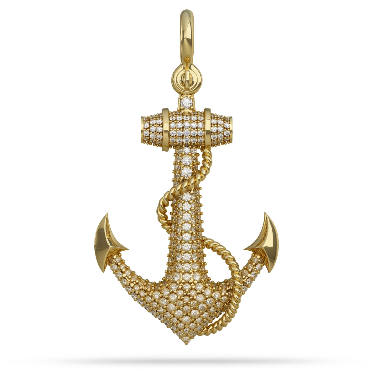 Stoned Anchor with Rope Pendant