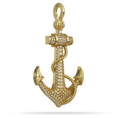 Stoned Anchor with Rope Pendant