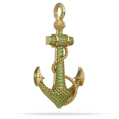 Stoned Anchor with Rope Pendant