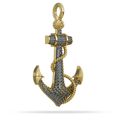 Stoned Anchor with Rope Pendant