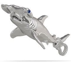 Great Hammerhead Shark "Attack" Pendant